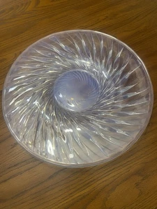 Antique Rene Lalique "ALGUES" 15 inch opalescent Salver 1930s RARE - Picture 1 of 7