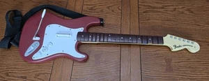 Rock Band 3 Harmonix Fender Stratocaster Guitar 96561 RB3 NO DONGLE Red - Picture 1 of 6
