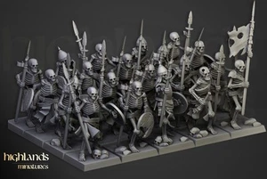Morts vivants Transilvanya - Skeletons Warriors with spears - Imagen 1 de 3