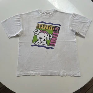 Camisa Spottie Dottie Sanrio Vintage Años 90 Talla Mediana Blanca 1993 Defecto - Imagen 1 de 16