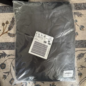 Kingsize Men's Big 5XL Tall DRAWSTRING Pants Black Sweatpants In Bag - Picture 1 of 4