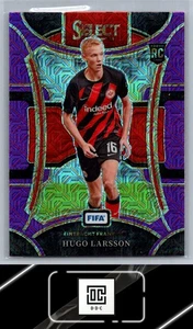 2023-24 Panini Select FIFA #132 Hugo Larsson Purple Mojo - Picture 1 of 2