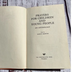 Prayers For Children and Young People Anthology Vintage Hardcover Book - Foto 1 di 5