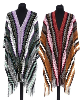 Poncho Mantella Missoni PXKFW1D8069 Donna Uomo Misto Lana - Immagine 1 di 4