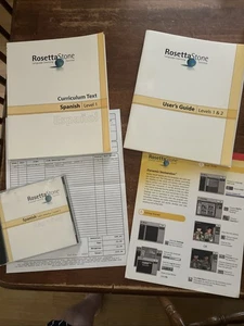Rosetta Stone Spanish Mixed Book Level 1 Homeschool Edition Book No Set Up Disc - Picture 1 of 8
