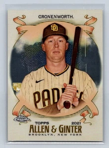 2021 Topps Allen & Ginter Chrome #99 Jake Cronenworth San Diego Padres A18 - Picture 1 of 2