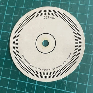 Estroboscopio de vinilo JVC Victor - Imagen 1 de 1