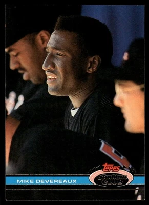 1991 Stadium Club #555b Mike Devereaux - Image 1 of 2