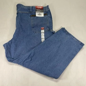 Jeans da lavoro Wrangler Riggs denim falegname uomo 52x30 utility vestibilità rilassata nuovo - Foto 1 di 11