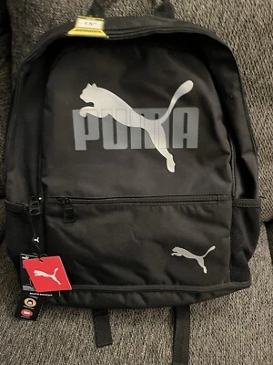 Mochila PUMA Plataforma/Portátil 18" Gris Oscuro con Rojo - Nueva con Etiquetas Foto 1 de 4