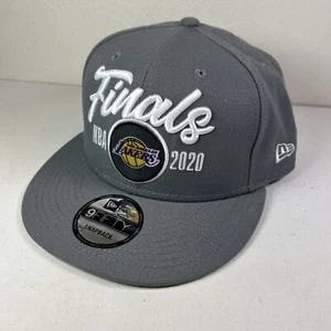 New Era LA Lakers Hat 9Fifty NBA Finals Collection Gray SnapBack - Picture 1 of 6