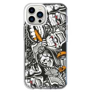 Mundaze Case for Apple iPhone 13 Pro Cover Abstract Graffiti Tattoo