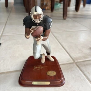 Tim Brown Oakland Raiders #81 Figurine/Statue 8.5” - Broken Finger Read - Picture 1 of 4