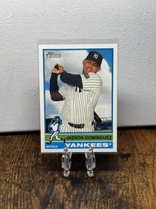 Topps Heritage 2025 - #453 Jasson Dominguez - impresión corta - Imagen 1 de 2