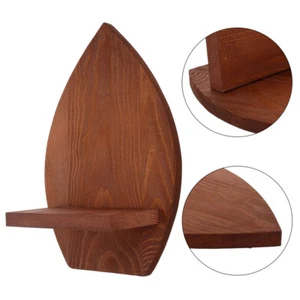 An der Wand montierte schwebende Regale aus Holz für Wohnzimmer, Schlafzimmer, - Bild 1 von 12