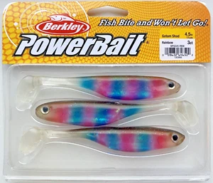 Berkley Powerbait Gotam Shad 4.5" 11cm 3-Stück RAINBOW Gummifisch - Bild 1 von 1