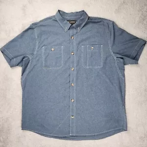 Alaskan Hardgear Herren Kurzarm Hemd mit Knopfleiste *LESEN* Gr. 2XL bläulich grau - Bild 1 von 15