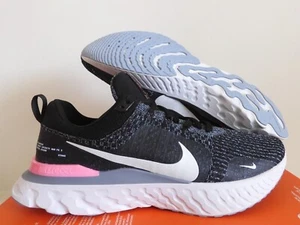Nike React Infinity Run Fk Flyknit 3 Black-Football Grey Sz 15 [DZ3014-001] - Picture 1 of 5
