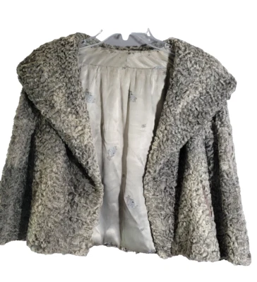 Stanley Walker of Toroto Jacket M Short Gray Hidden Hook Closure Wool - Image 1 of 4