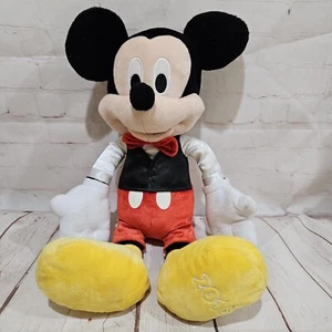 Disney Mickey Mouse Peluche Grande 2016 22" - Corbata Roja Chaleco Negro - Imagen 1 de 3