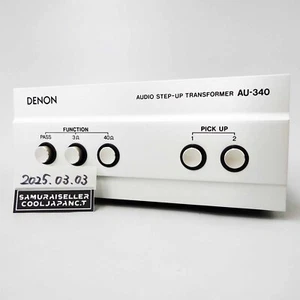 Amplificador de Cabeza Transformador Paso Up Denon AU-340 MC De Colección de Japón Usado - Imagen 1 de 9