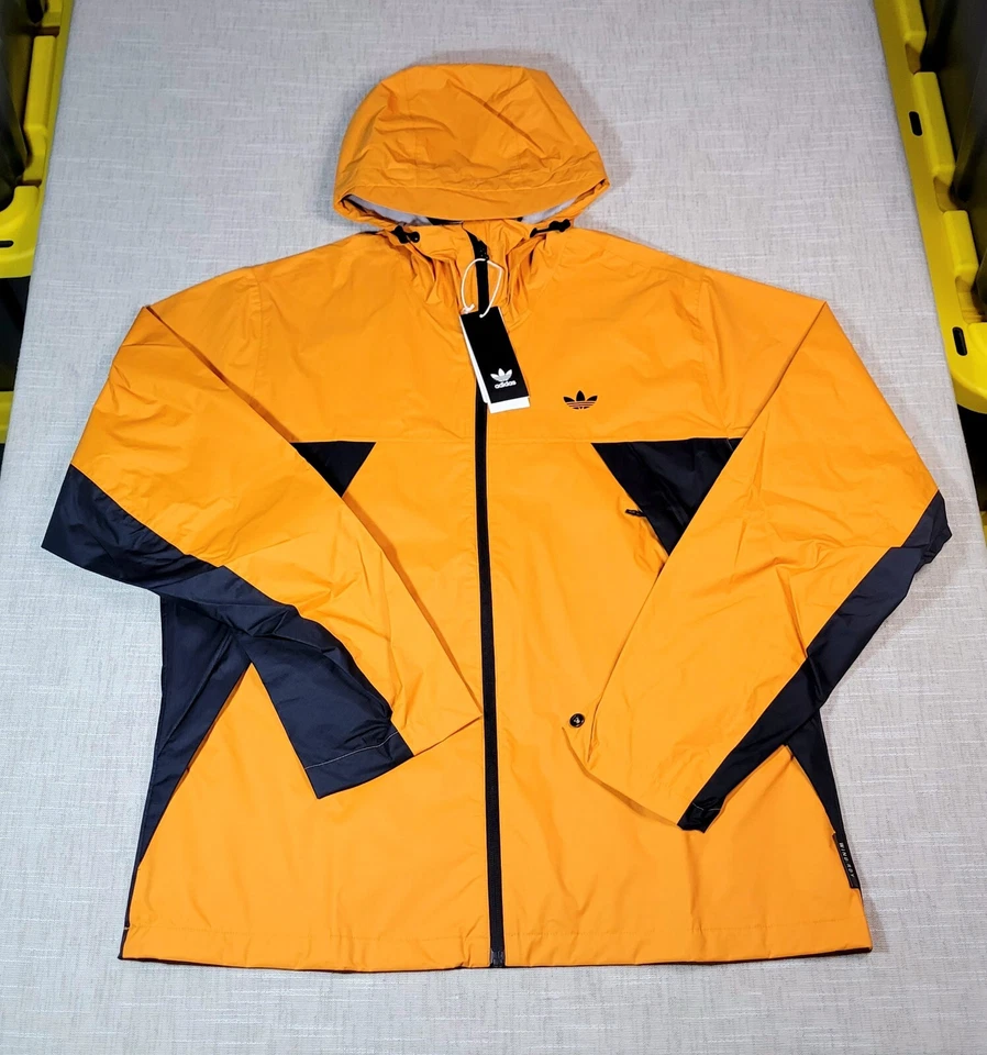 Men's Adidas Tech Shell Jacket Skateboarding Wind RDY GR8792 Large