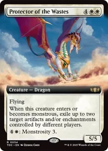 Commander Tarkir: Dragonstorn MTG Magic Protector of the Wastes (Extended Art) - Picture 1 of 1