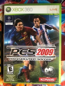 Pro Evolution Soccer 2009 (Microsoft Xbox 360, 2008) COMPLETE - Picture 1 of 4