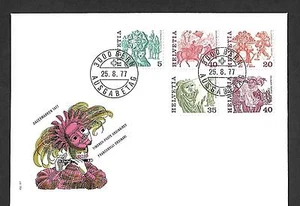 SWITZERLAND 1977 FIRST DAY COVER, DEFINITIVE STAMPS !! EE78 - Picture 1 of 1