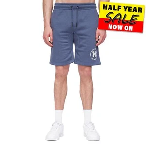 Henleys Metafone Mens Casual Comfort Summer Bottoms Jog Shorts Blue - Picture 1 of 5