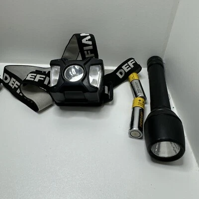 Juego de faros LED con linternas Defiant 80 lúmenes Foto 1 de 4