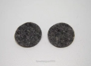 Pair of 0.8" Flat Felt Speaker Dust Caps -- Speaker Parts - Picture 1 of 1