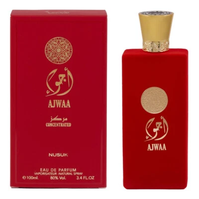 AJWAA concentrated Red EDP Parfum Nusuk Spicy Floral Musky Perfume 100ml Unisex