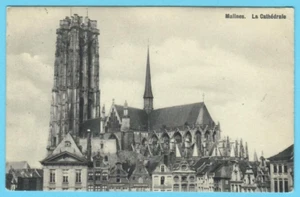 Belgium MALINES THE CATHEDRAL VINTAGE PC. Used 3961 - Picture 1 of 2