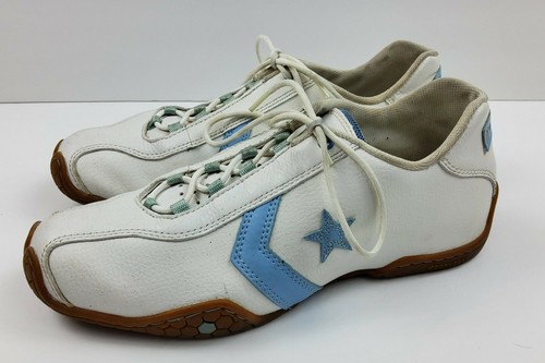 Sneakers Converse One All Star in pelle scarpe da tennis bianche taglia 7 (M) 8 5 (Wo)