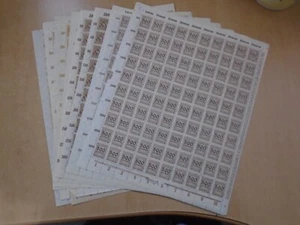 Germany - SG214, SG313, SG315, SG318 & 320. 11 x complete sheets of 100 stamps. - Picture 1 of 12