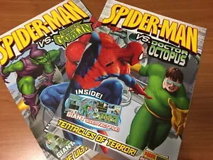 2 x comics Spider vs Doctor Octopus and Spiderman vs Green Goblin - Picture 1 of 5