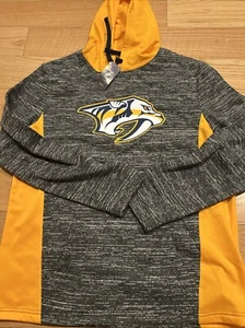 Fanatics NHL Nashville Predators Chiller Fleece Hoodie Sz L Men’s BNwT Hockey - Picture 1 of 6