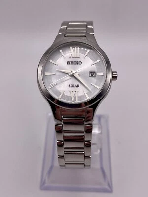 Seiko Solar Women’s Watch WR 50M V137-0BH0 New Capacitor - Image 1 of 4