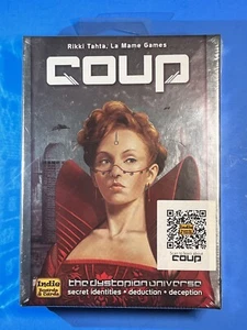 Sealed Indie Boards and Cards Coup The Dystopian Universe Rikki Tahta Game 14+ - Picture 1 of 2