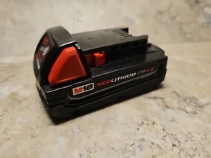 Milwaukee 48-11-1820 M18 Compact Red Lithium 2.0 Cordless Tool Battery - Picture 1 of 6