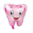 Pink Tooth Shape Balloon Dental Smile Tooth Dental Hygiene Kids Party