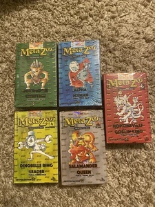 MetaZoo Cryptid Nation TCG 1st Edition Tribal Theme Deck COMPLETE SET OF 5 NEW!! - Picture 1 of 1
