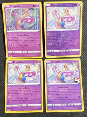 4x Cresselia 064/198 VARIANT SET PokemonPrizePack/HOLO/NONHOLO/REVERSEHOLO NM - Image 1 of 4