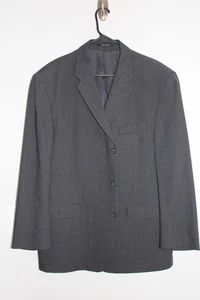 CHARCOAL GRAY CALVIN KLEIN 100% WOOL SPORT COAT sz 46R suit jacket 46 REGULAR - Picture 1 of 6