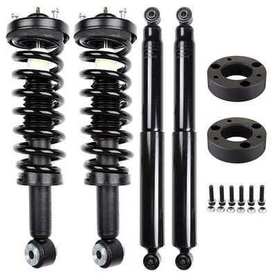 2.5" Front Leveling Lift Kit + Full shock struts For 2006-08 Lincoln Mark LT 2WD Foto 1 de 4