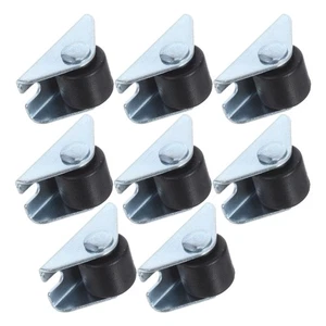 8 Piezas Polea de Cajón Silencioso Mini Ruedas Fijas Rueda Repuesto Cómoda de Oficina - Imagen 1 de 12