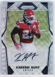 2017 Panini Prizm Kareem Hunt Silver Wave RC Auto /149 #RA-KH Chiefs - Bild 1 von 2