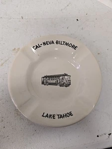 Rare Early Cal Neva Biltmore Lake Tahoe Casine Cable Car Ashtray - Picture 1 of 5