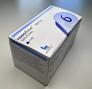 Novofine 32G Tip 6 mm 100 Pack Exp 12/2028 New - Picture 1 of 1